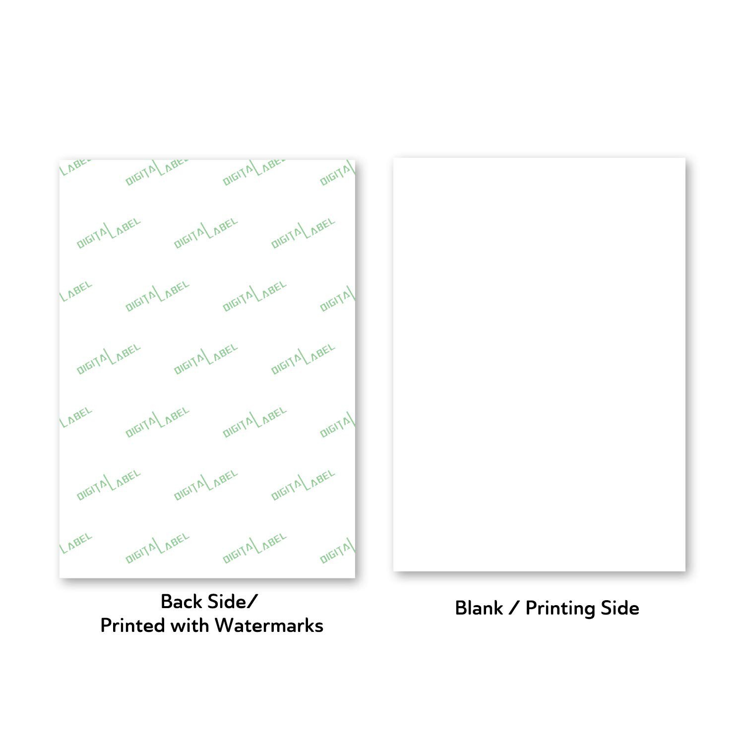 Koala Printable Clear Sticker Paper – ONLY for LASER Printer – 8.5×11 Inch 20…