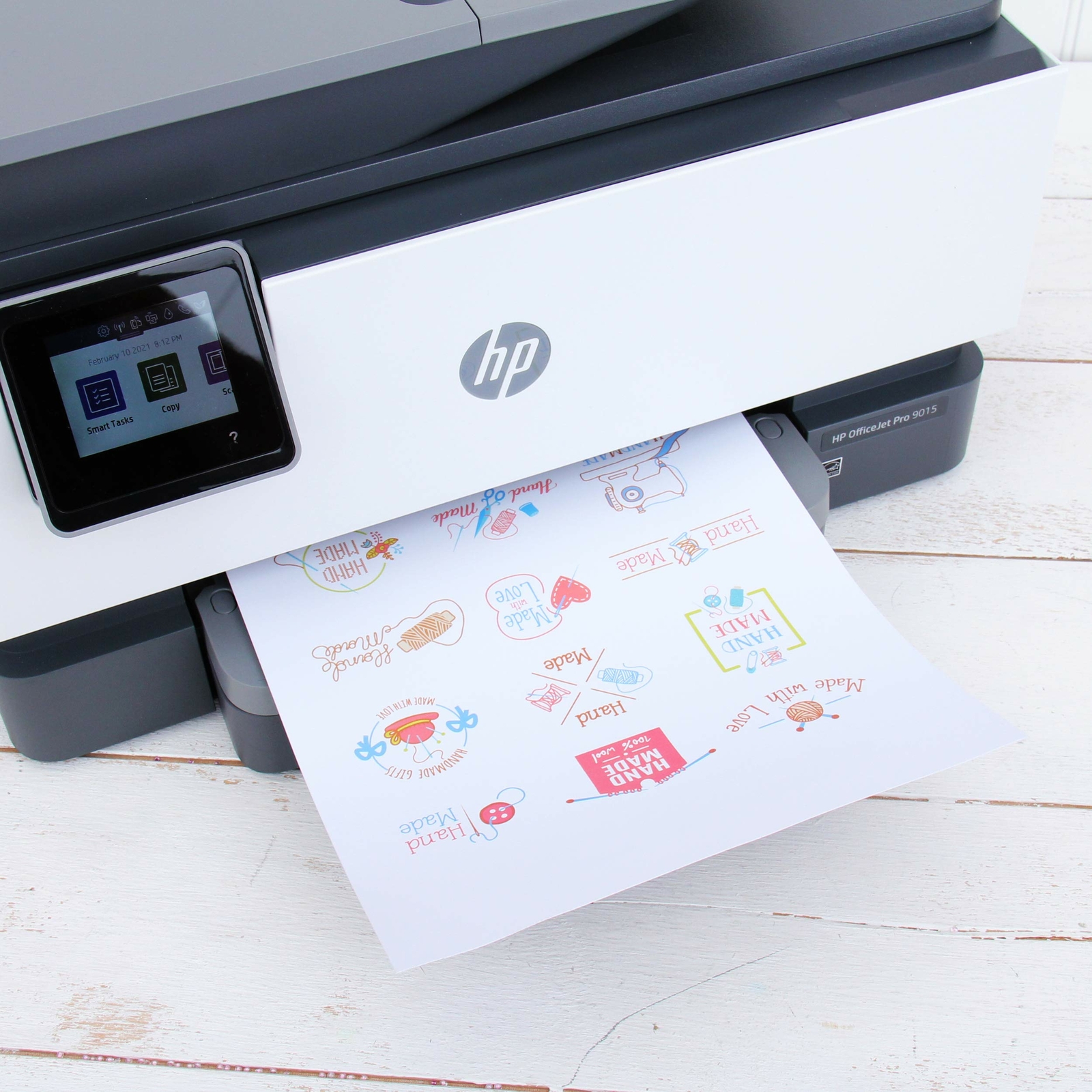 Printable Sticker Vinyl for Inkjet & Laser Printers (Matte) White | Waterproof