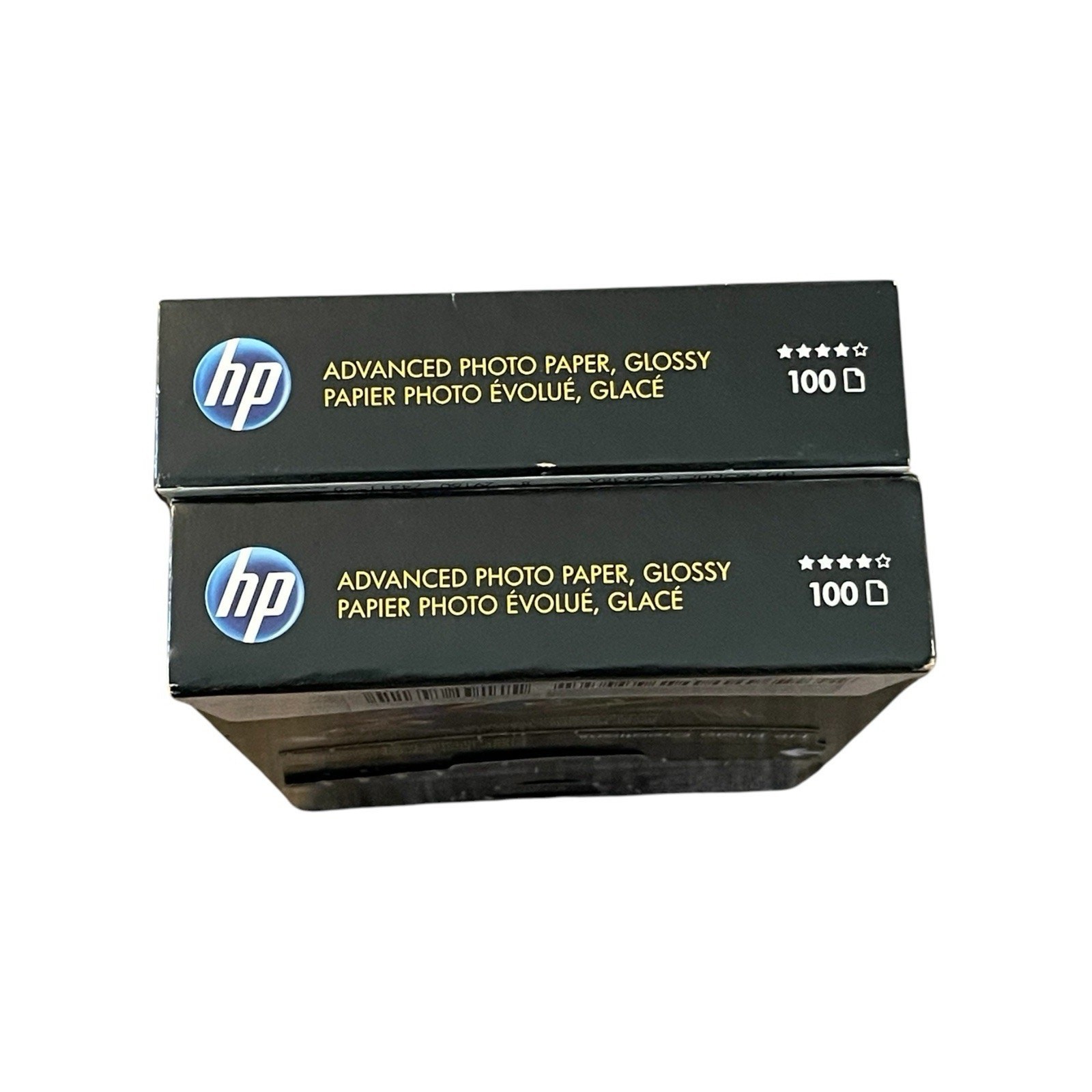 Lot 2 NEW Hewlett Packard Q6638A 4 x 6 inch Glossy Printer Paper – 100 Sheets