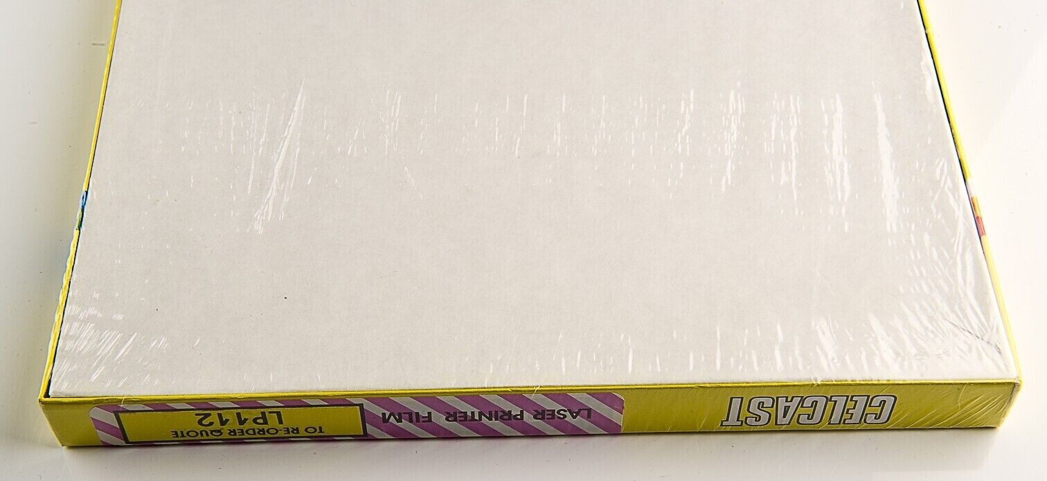 Celcast Australian Laser Printer Film LP112 Transparencies A4 50 Sheets Sealed