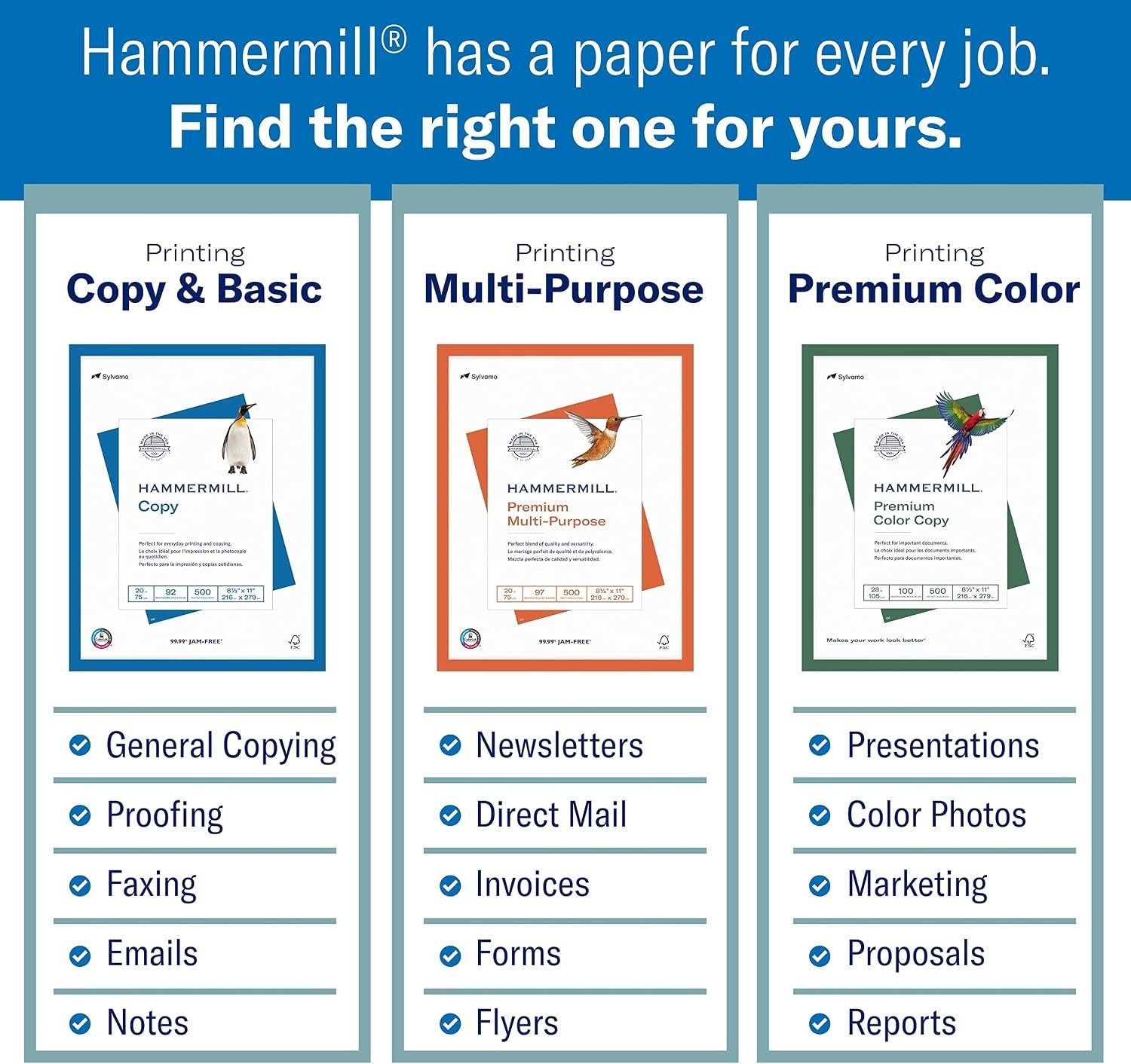 Smooth Surface Colored Paper, 8.5×11 Inches, 500 Sheets, Sustainable Choice