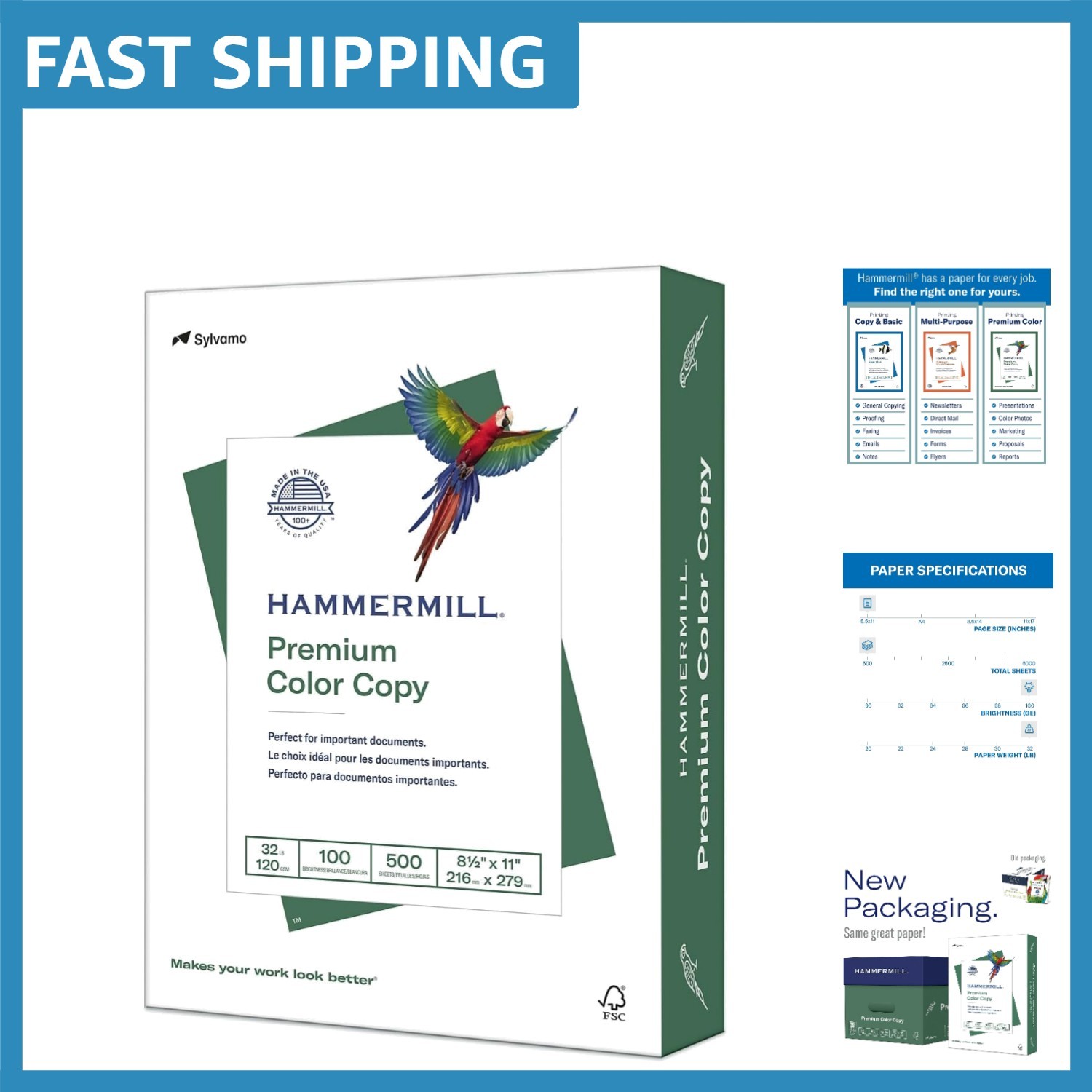High-Quality 32 lb Glossy Printer Paper 8.5×11 – 500 Sheets, Jam-Free Guarantee