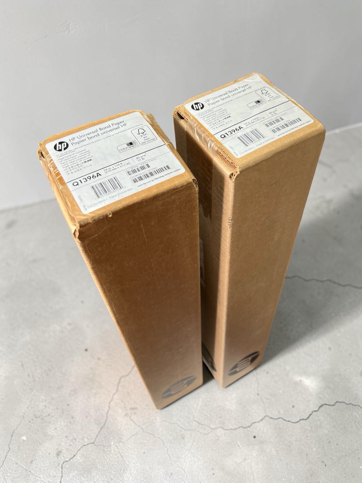 HP Q1396A Universal Bond Paper Roll 24″ x 150′ 80gsm DesignJet Wide Format.