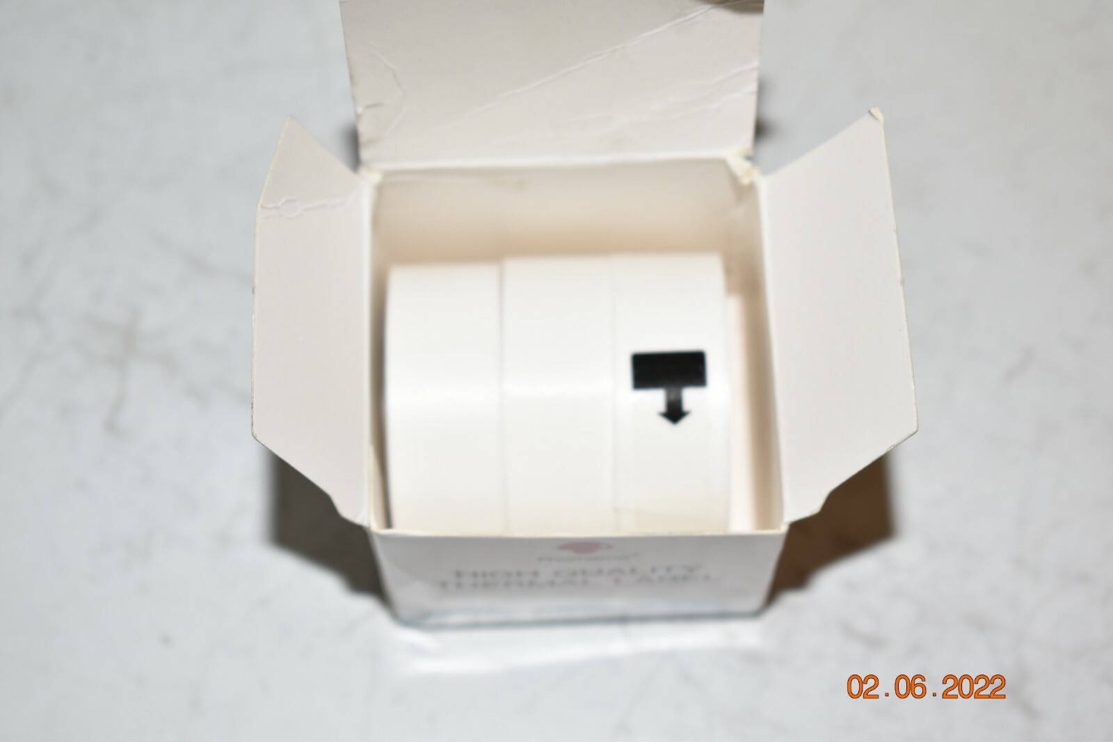 Phomemo 3 Rolls Clear Square 14 x 30 mm Transparent Self-Adhesive Thermal Label