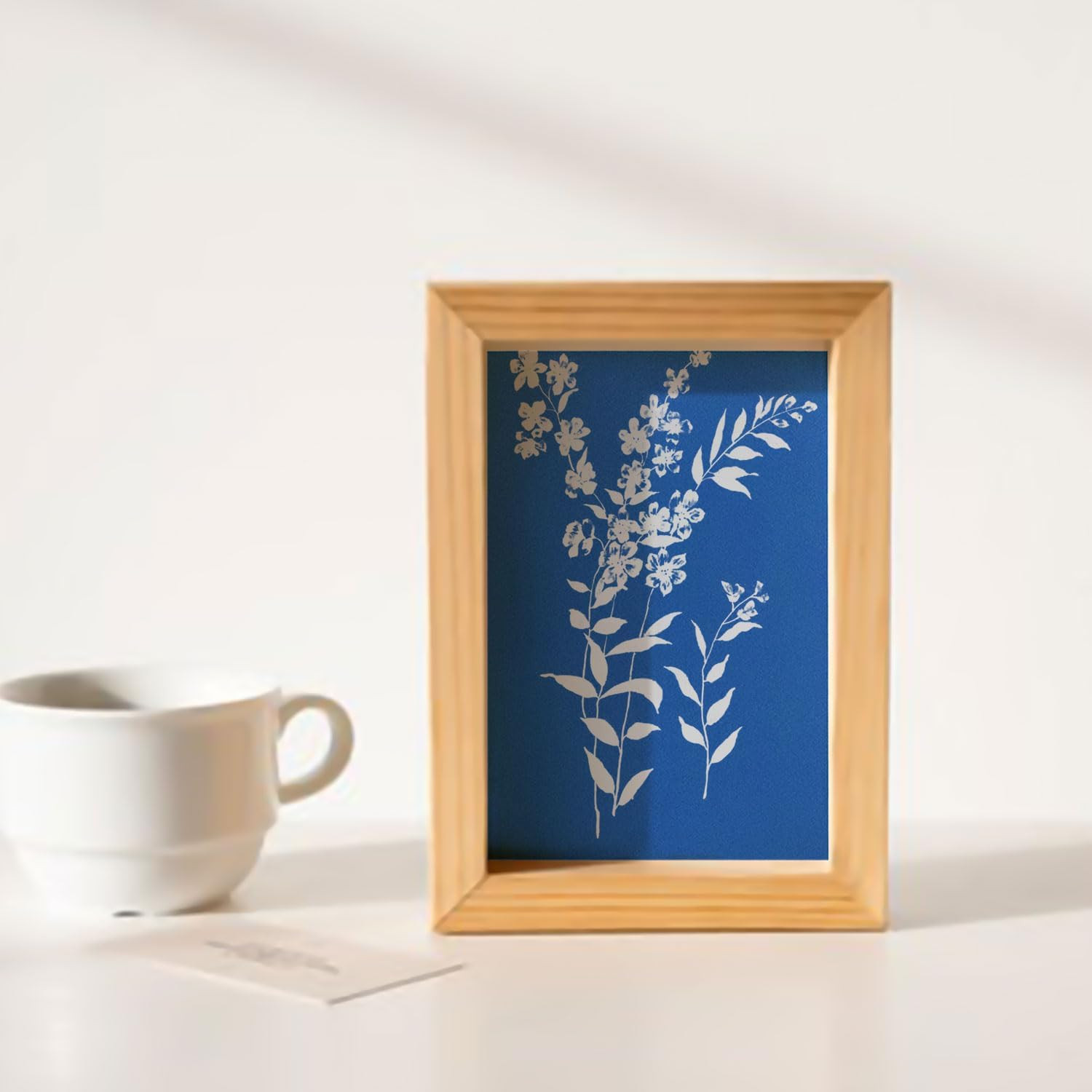 24 Pcs Sun Print Paper Kit, A7 Cyanotype Paper & Folder High Sensitive Solar