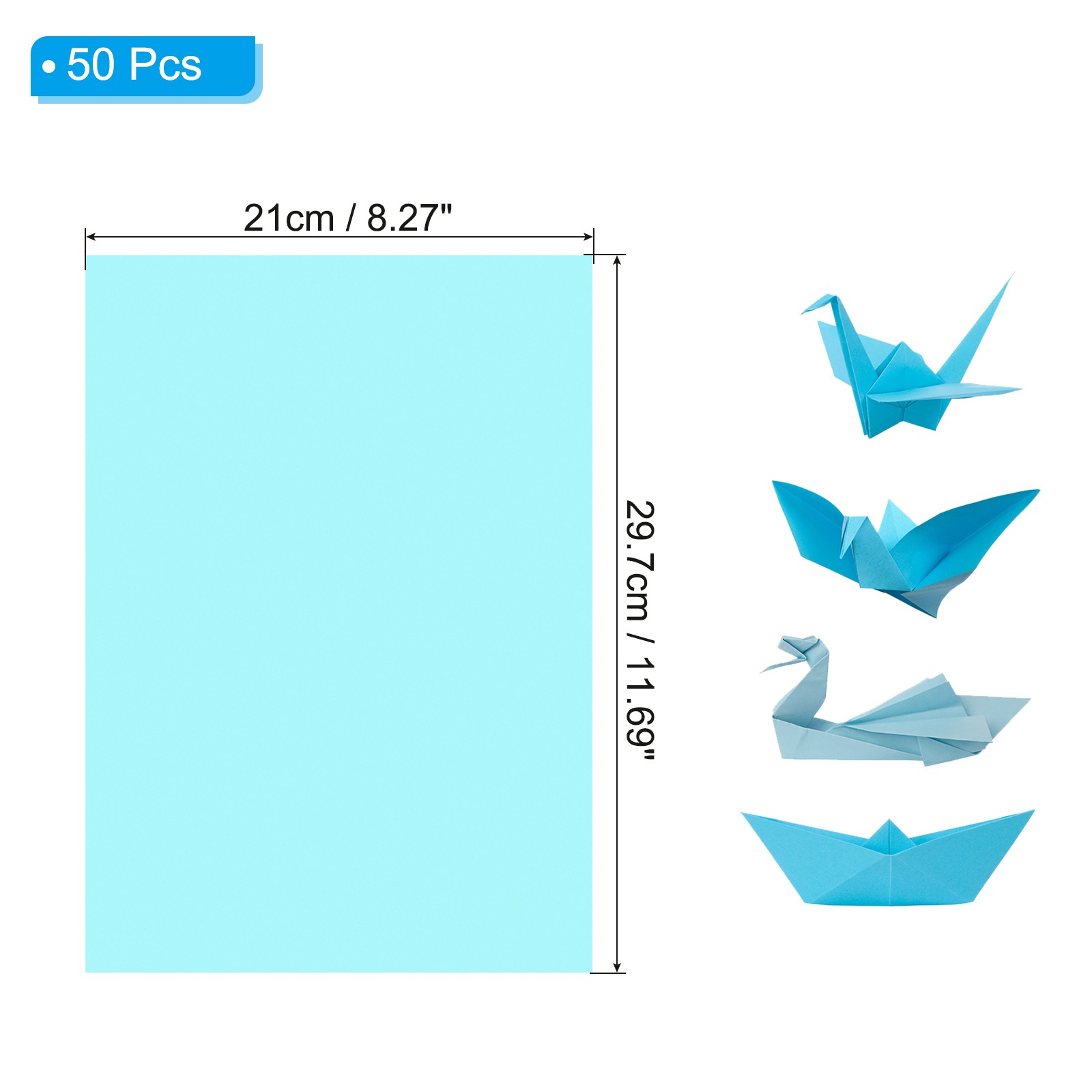 Blue Copy Paper, 50 Sheets A4 11.7×8.3″ 70g/m²