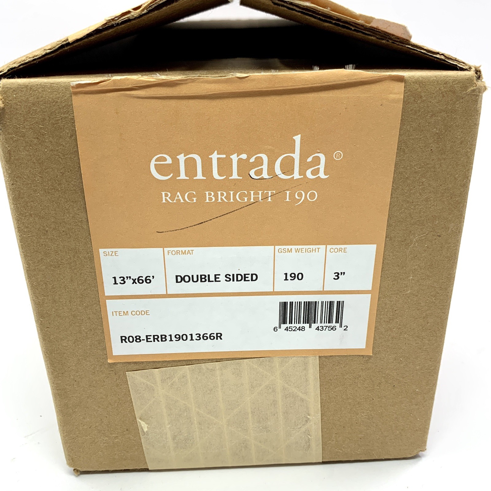 Moab Entrada Rag Bright 190 Archival Inkjet Paper 13″ x 66′ Roll, 190 GSM Cotton
