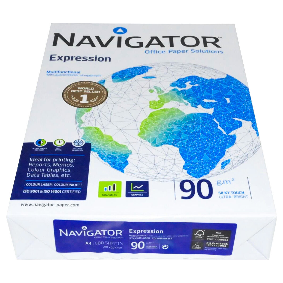 Navigator Expression Copper Paper Printer A4 (210×297) MM 90gm2 500 IN Package