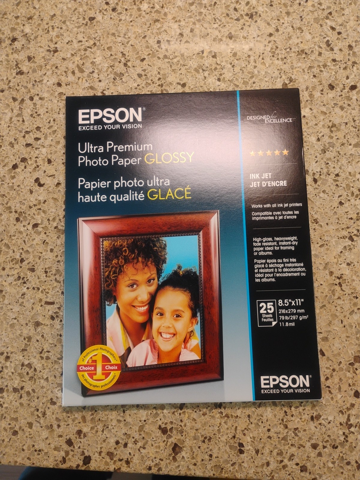 Epson Large Lot Of Photo Paper 8.5 X 11.5 FREE Shipping