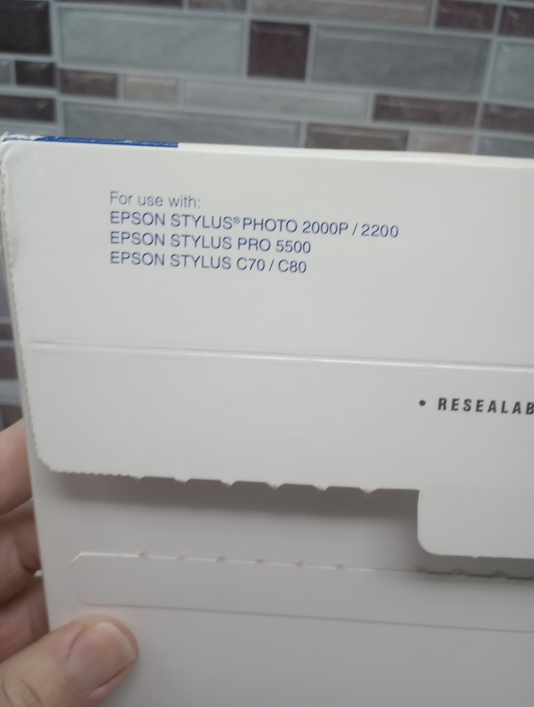 Epson Enhanced Matte Paper, 8.5″x 11″ White 44 SHEETS ONLY S041341
