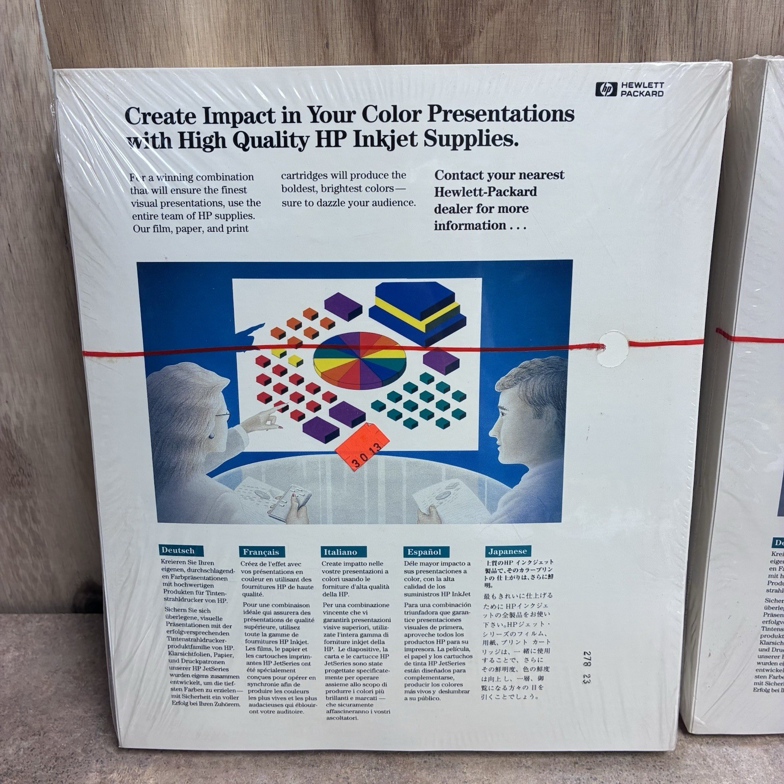 Lot Of 2 HP 61360P CX Jet Series Z-Fold Paper 250 Sheets Each New Sealed 8 1/2”x