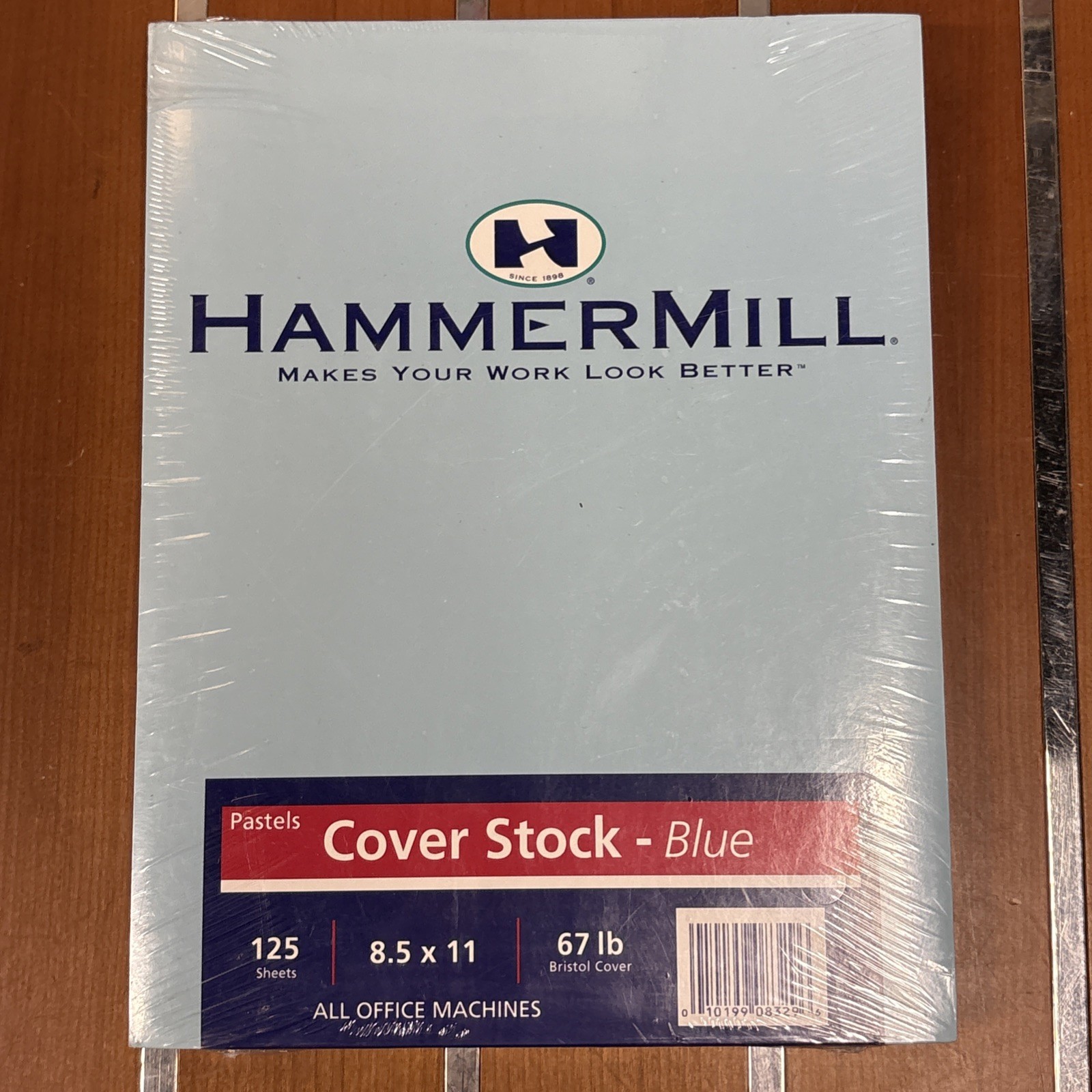 Hammermill Cover Stock – Pastels, Blue – 125 Sheets, 8.5×11, 67 lb Bristol Cover
