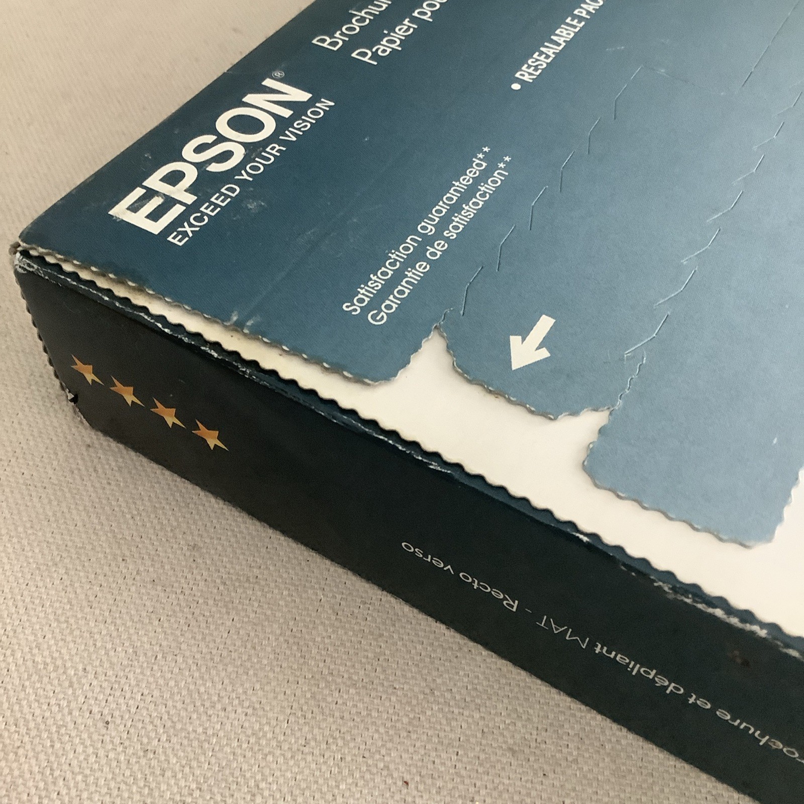 EPSON Brochure & Flyer Paper Matte 8.5×11″ for all Inkjet Printers Double Sided