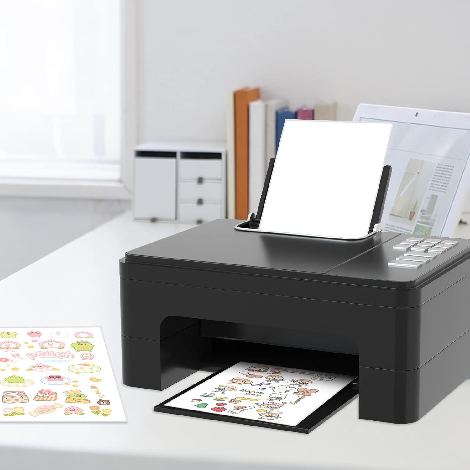 Koala Sticker Paper for Inkjet + Laser Printers 100 Full Sheets Shipping Label