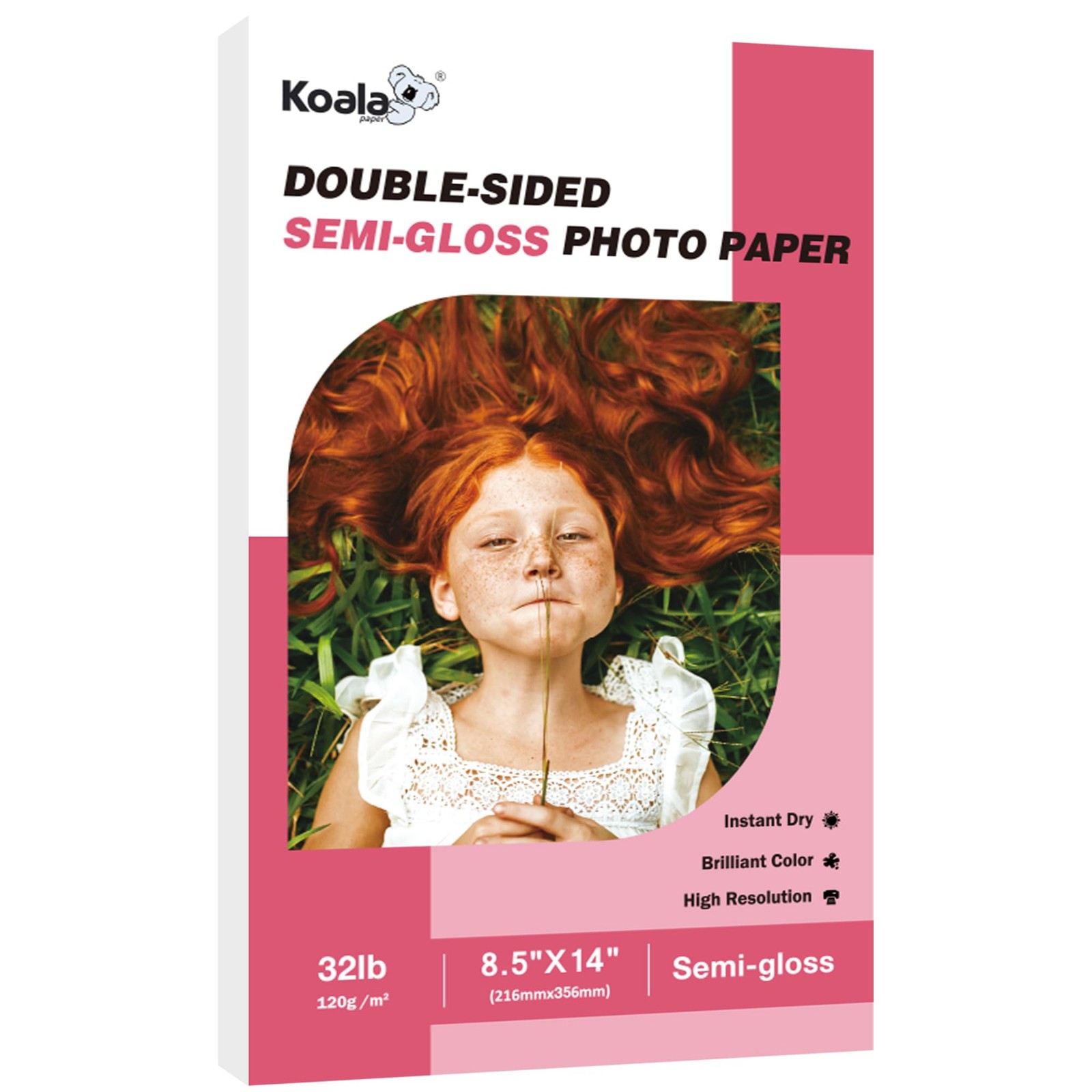 Koala Thin Double Sided SemiGloss 32LB Menu Flyer Paper 8.5×14 100 Sh