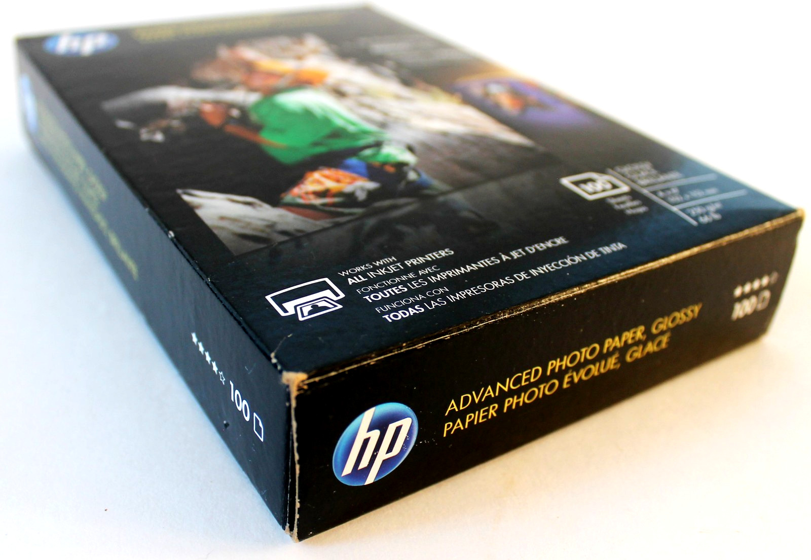 HP Advanced Photo Paper 4×6 Glossy Q6638A Inkjet 100 Sheet New Open Box