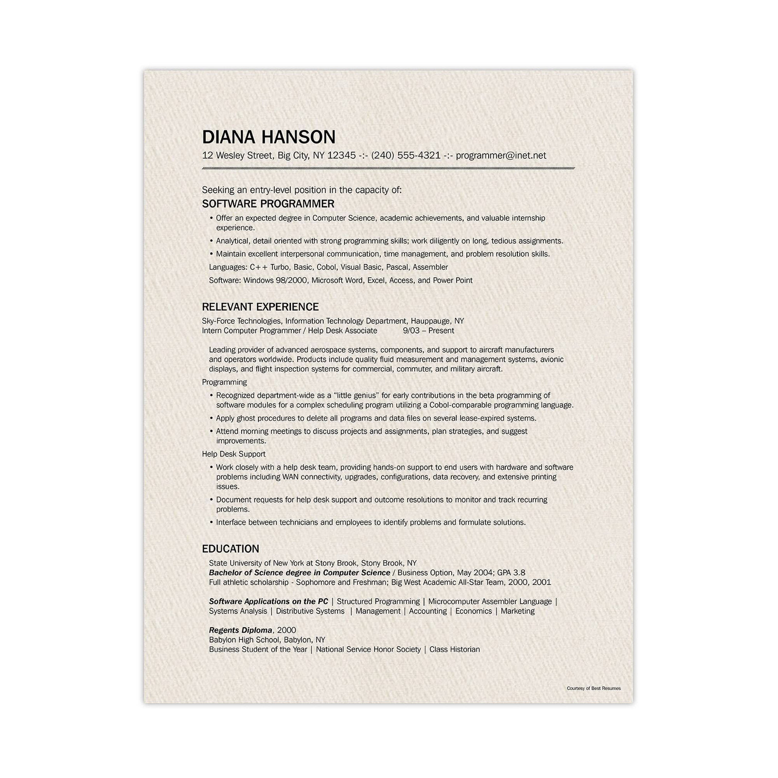 Southworth RD18ACFLN 100% Cotton Linen Resume Paper 8 1/2 In X 11 In, Almond