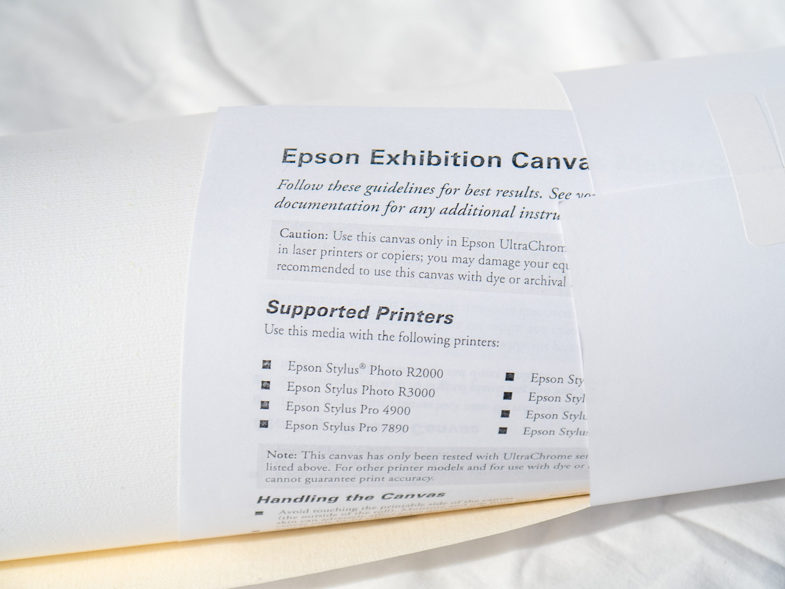 Epson Exhibition Canvas Matte, 17″ x 40 ft. Roll