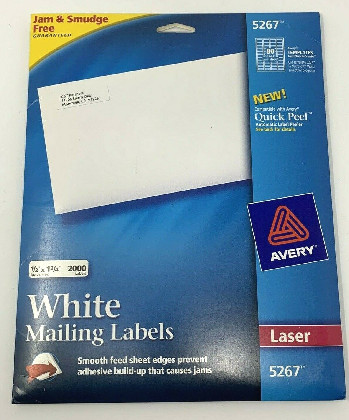 Hewlett Packard C7020A Brochure 8-1/2 x 11 Glossy Paper + Avery Mailing Labels
