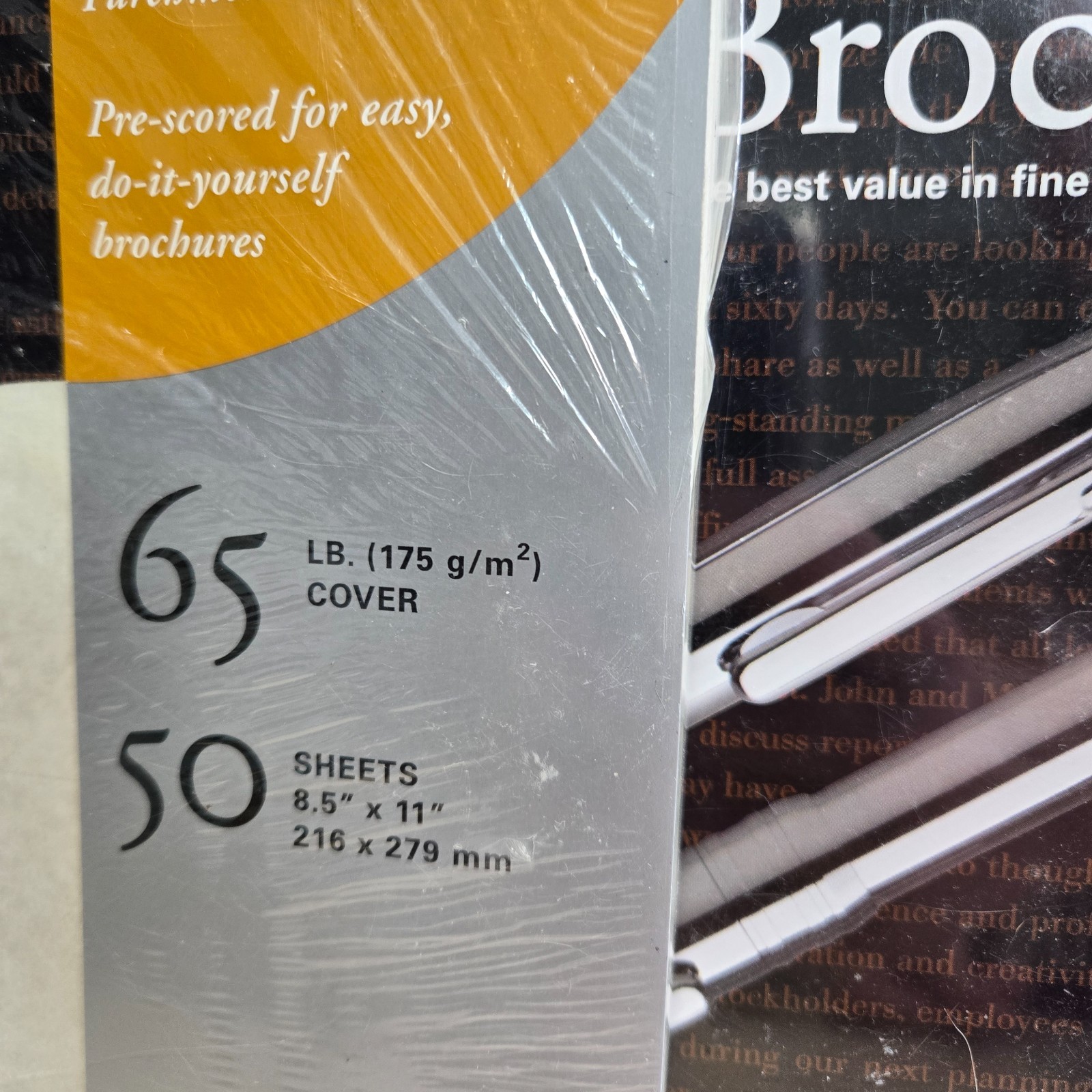NEW Wausau Tri-Fold Brochure Professional Paper Matte 100 Sheets 8.5”x11” 65 lb