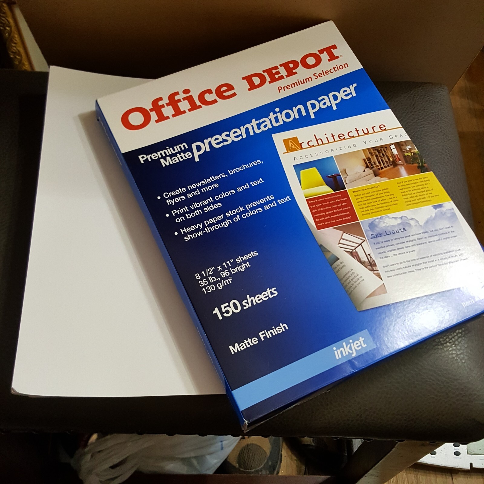 Office Depot Brand Premium Matte Inkjet Presentation Paper + Thicker loose paper