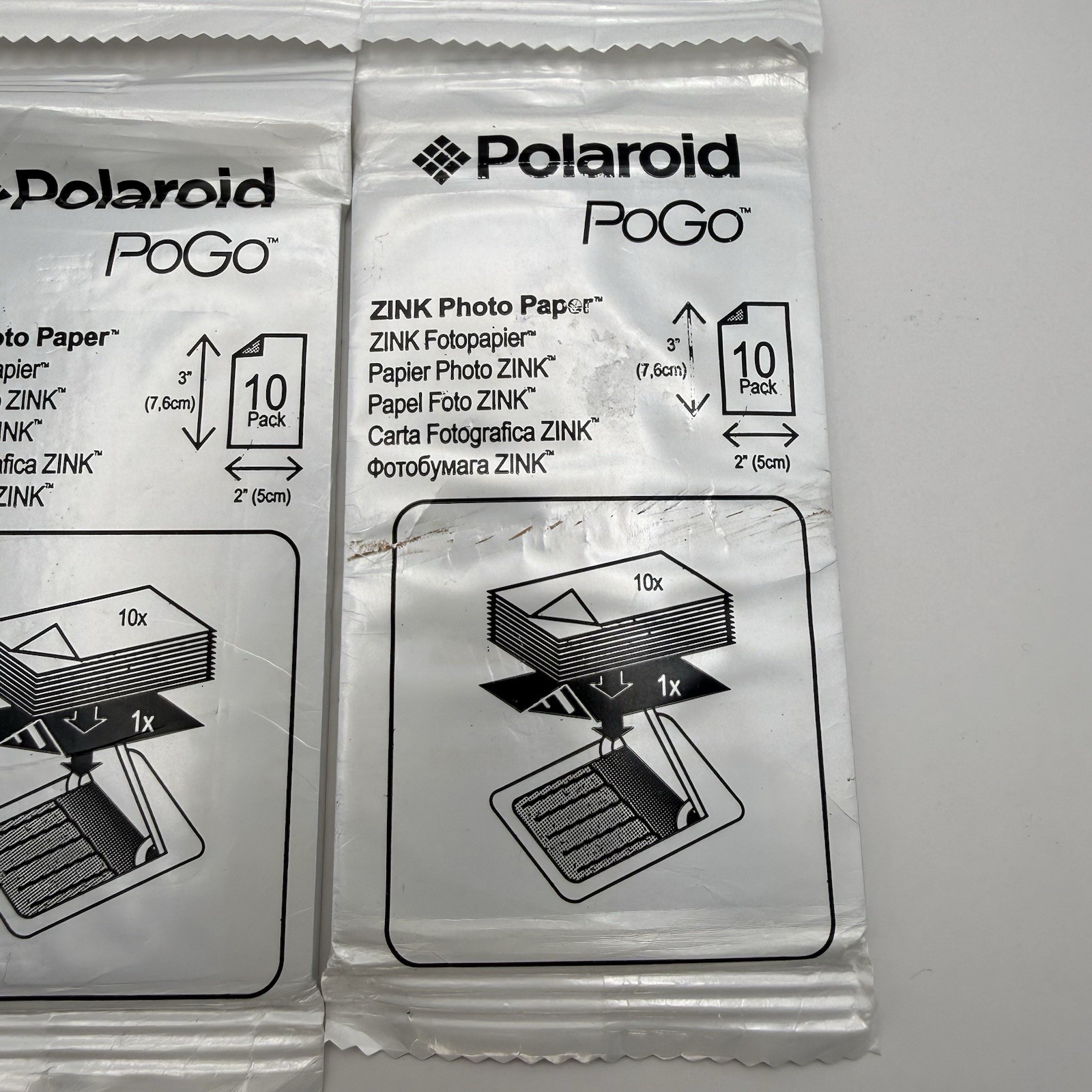 Polaroid PoGo 2×3″ Zink Photo Paper 80 Sheets – NEW Sealed / 8 Packets