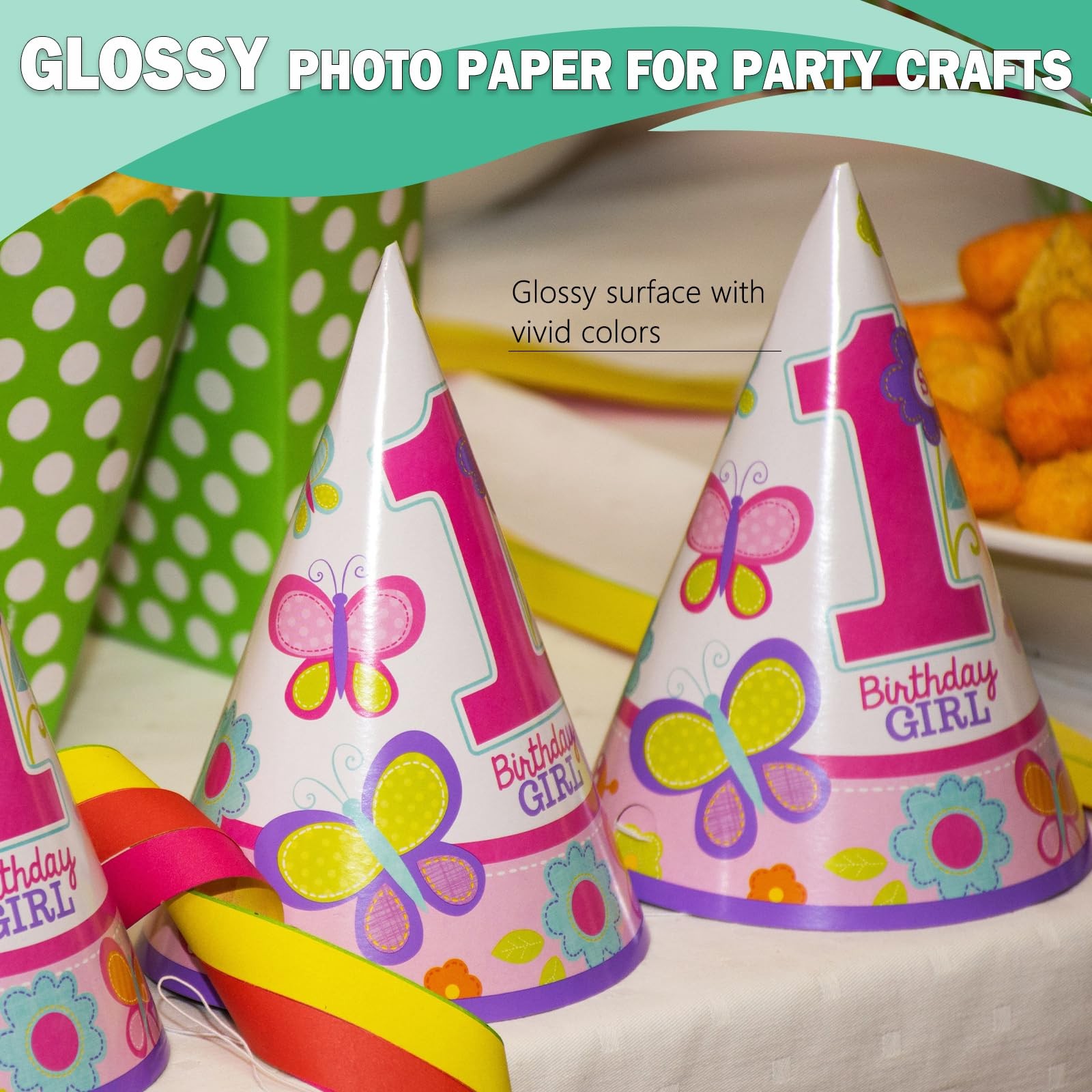 Glossy Photo Paper 4×6, 5×7, 8.5×11, 60 Variety Pack Bulk, Assorted Sizes, In…