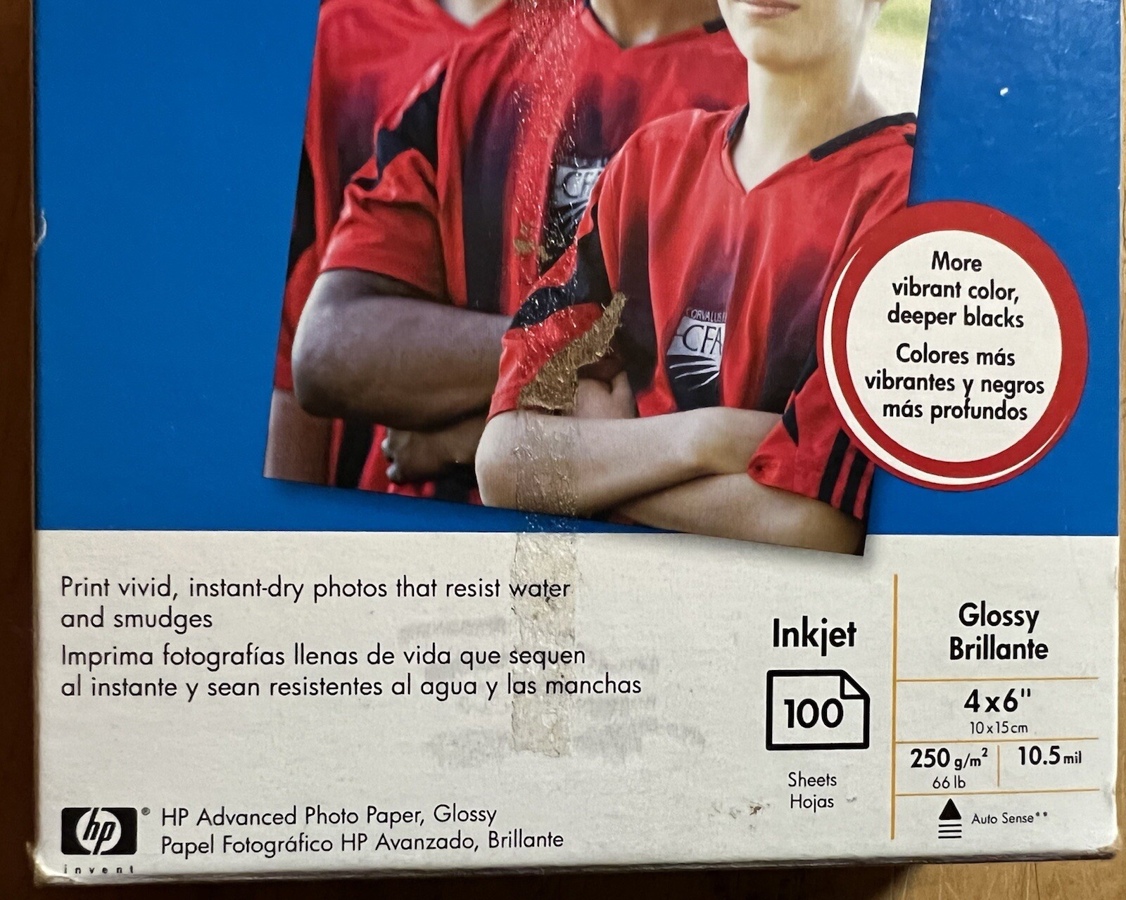 HP Advanced Glossy Photo Paper Inkjet 100 4×6 in borderless | Q6638A