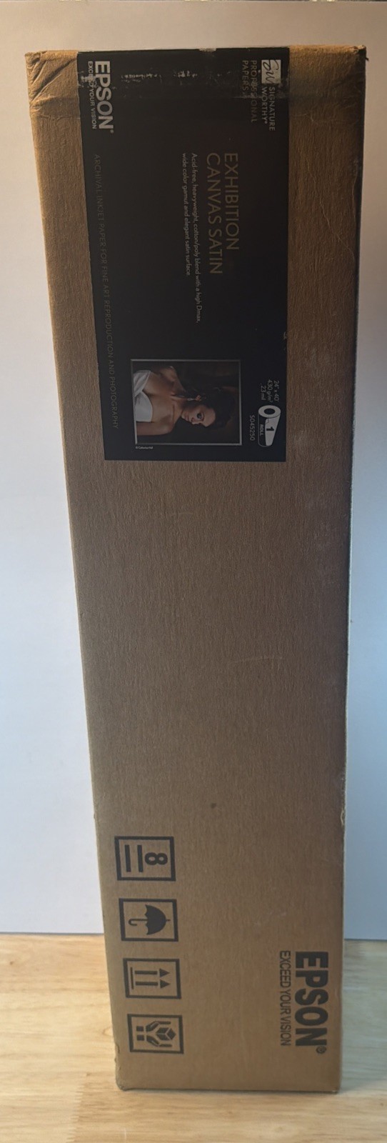 Epson Exhibition Canvas Satin 24 in. x 40 ft. Roll S045250