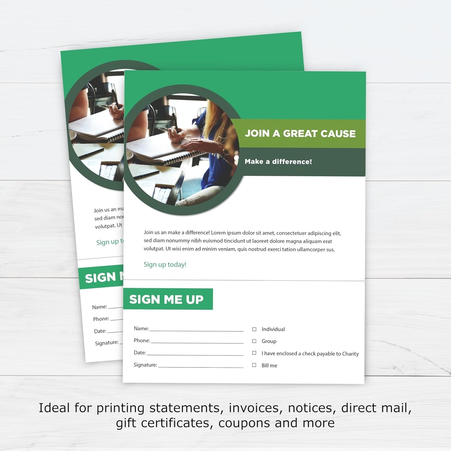 High-Quality Perforated Printer Paper 8.5×11 2500 Sheets 20lb USA Made