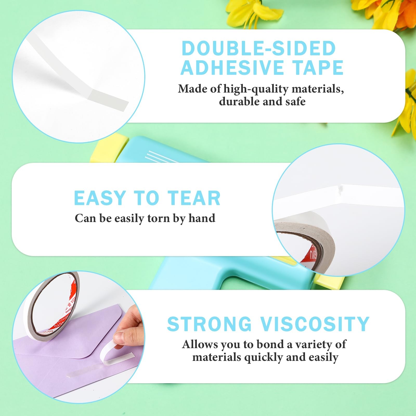 Paper Crimper, Double Sided Tape, Glossy Thin Inkjet Paper 100 Sheets, Glossy…
