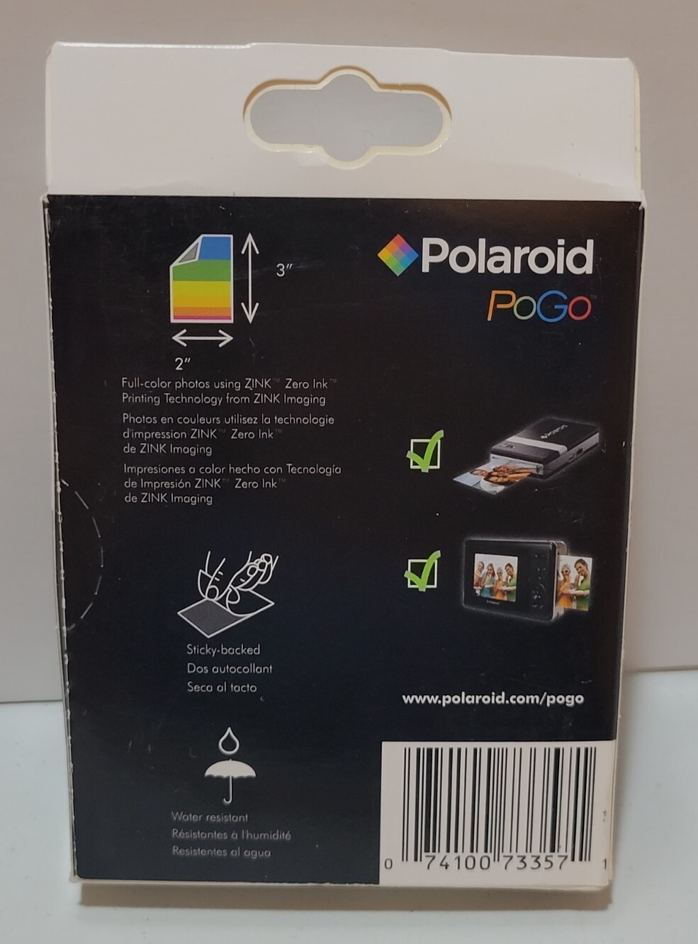 BRAND NEW Sealed Polaroid PoGo 2X3″ ZINK Photo Paper 30 Sheets