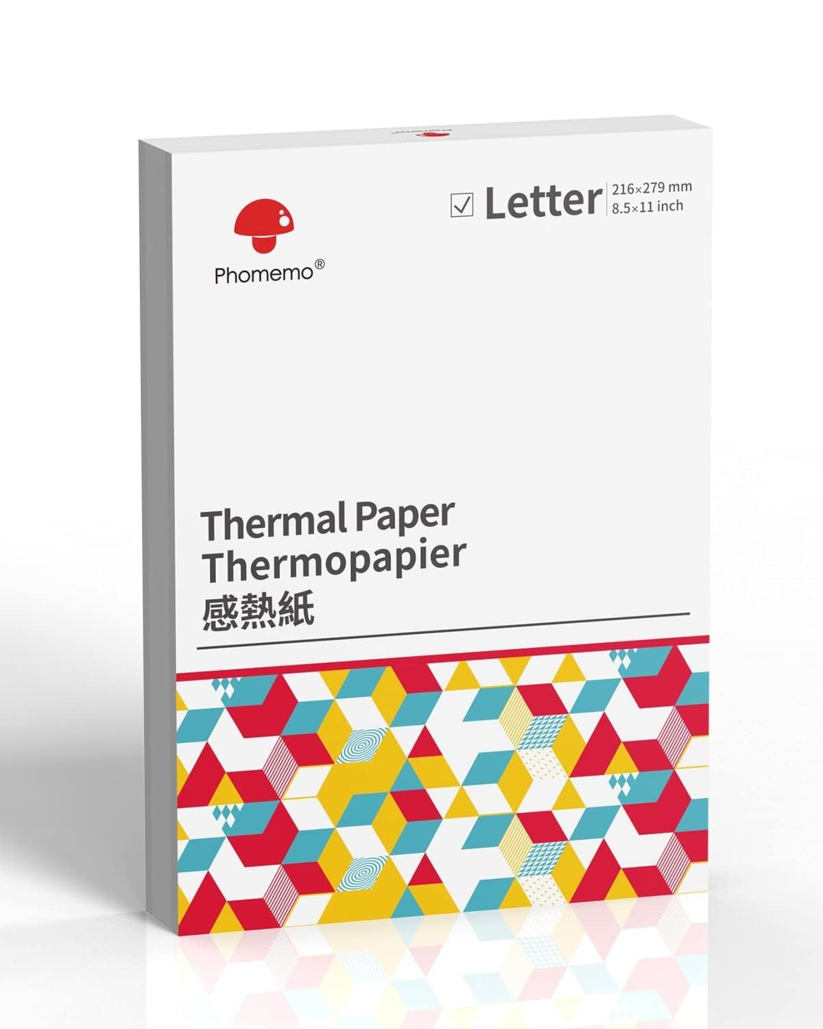 8.5×11 Thermal Printer Paper – 100 Sheets for Inkless Portable Printers, Advance