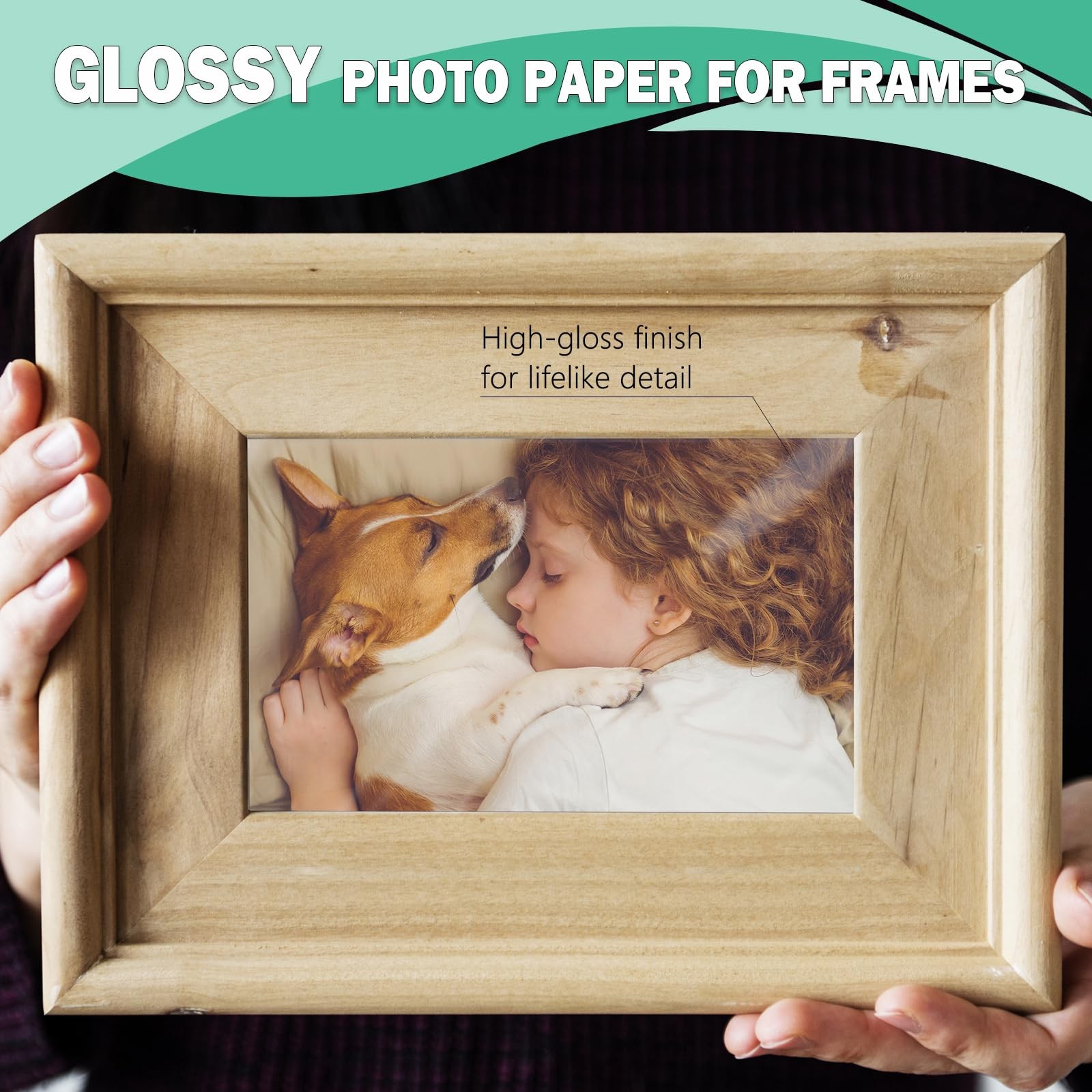 4×6 Glossy Photo Paper, Photo Quality Paper for Inkjet Printer, 4R Photo Pape…