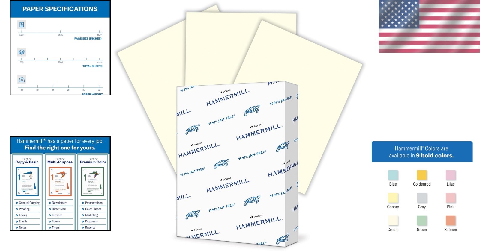 Cream Colored Printer Paper – 500 Sheets
