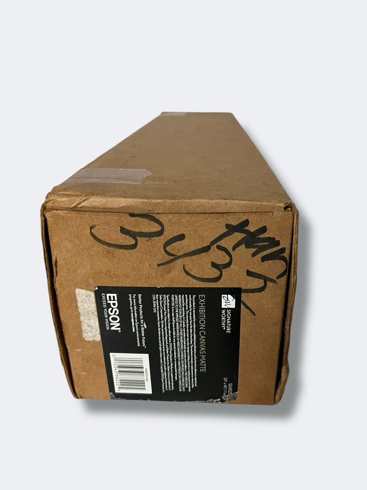 Epson Exhibition Canvas Matte Archival Inkjet Paper (24″ x 40′ Roll) NEVER USED