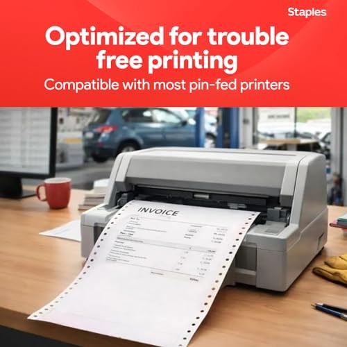 Multi-Part Colored Computer Paper, 9 1/2″ x 11″, 3-Part, Carbonless, 1100