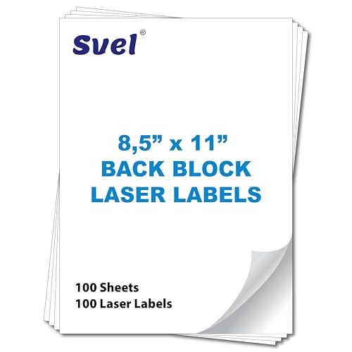 Cover up Blockout Full Sheet Labels Shipping Mailing Back Block 8.5×11 100