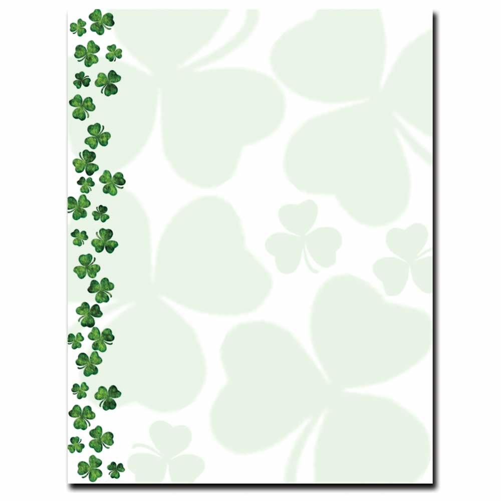 100 PCS Shamrock Showers Letterhead Laser Inkjet Printer Stationery Paper
