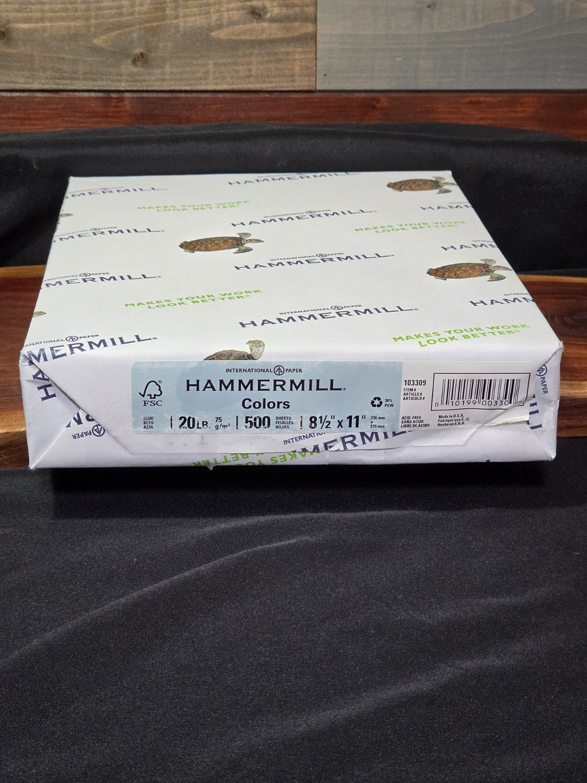Hammermill Colored Printer Paper Made In USA 20 lb (BLUE) , 8.5 x 11-500 Sheets