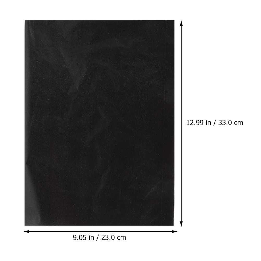 Durable Black Carbon Paper 25Sheets for Home Office Tracing and Transfer