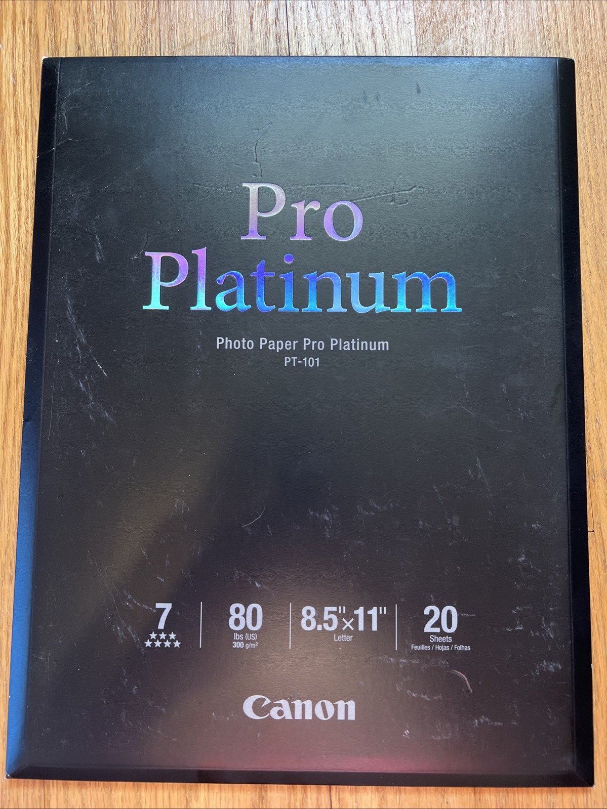 Canon Pro Platinum High-Gloss Photo Paper (8.5×11″) 13 Sheets