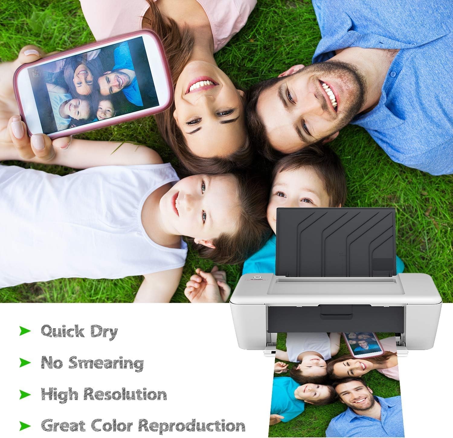 Koala Premium Photo Paper 4×6 In Luster Photo Printer Paper for Inkjet Printe…