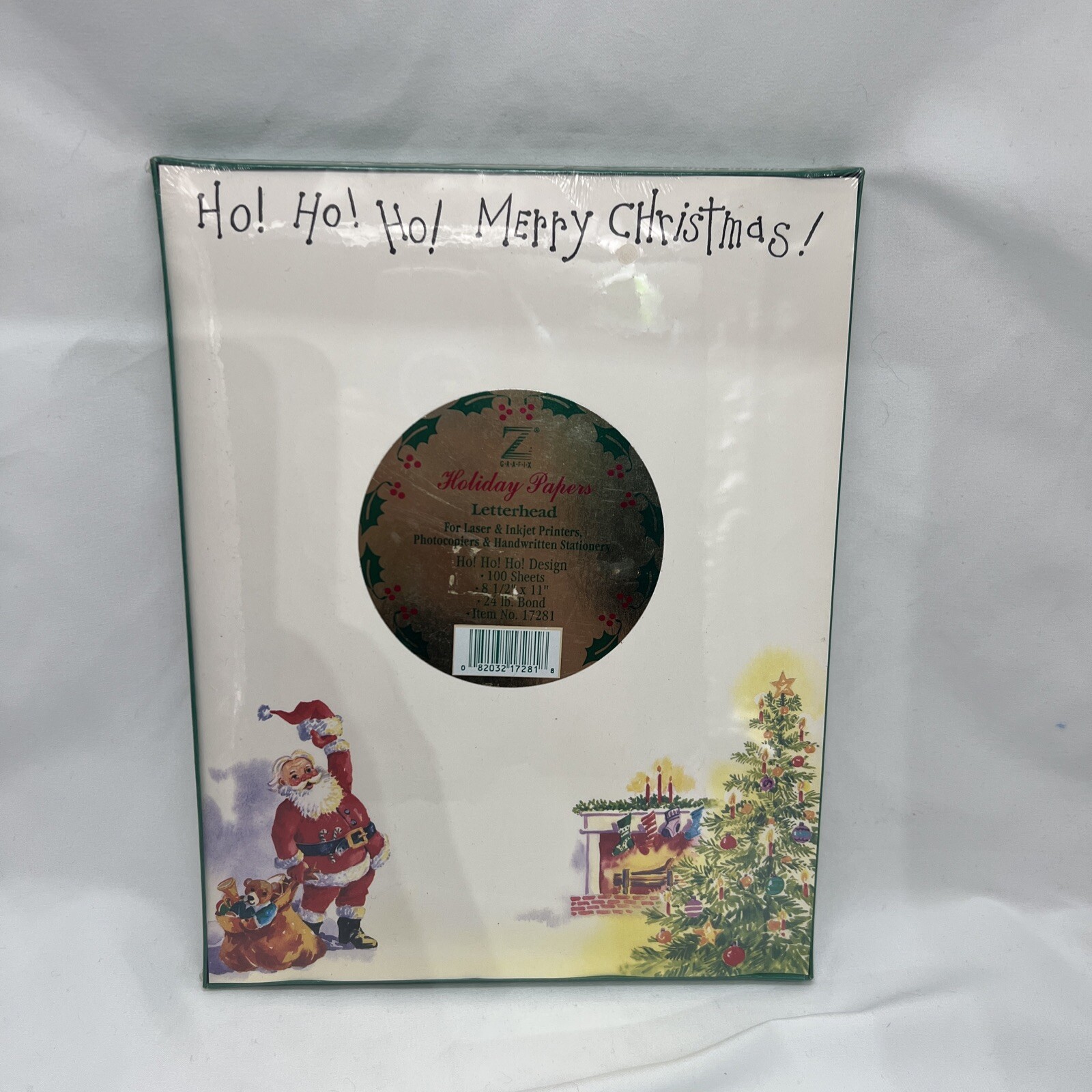 Vintage Z GRAFIX~100 Sheets of 8.5″x11″ HOLIDAY PAPERS for LASER & INJET New
