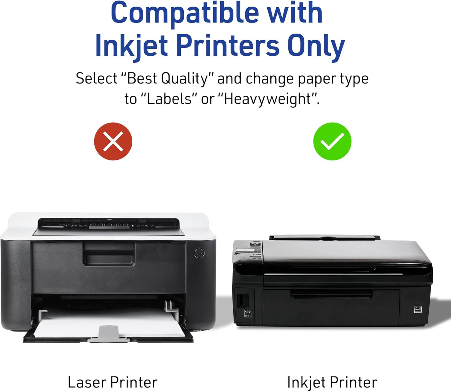 Printable Heat Transfer Paper for Dark Fabrics 8.5″ X 11″, Inkjet Printer Compat