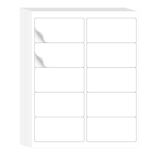 2″ x 4″ Mailing Labels 10 per Sheets Total 300 Labels, Printable White
