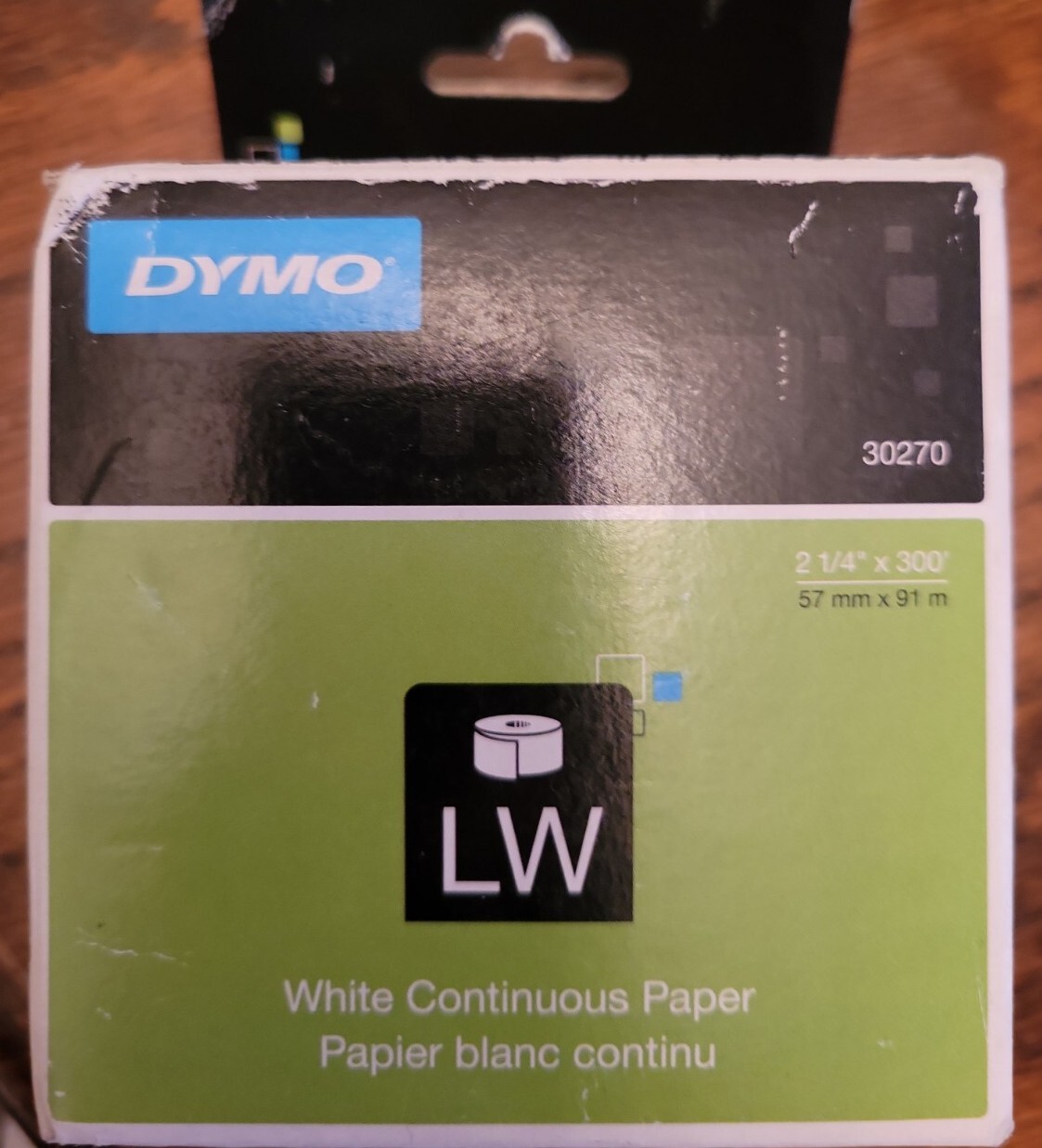 Dymo 30270 LW Continuous roll 2-1/4 X 300ft