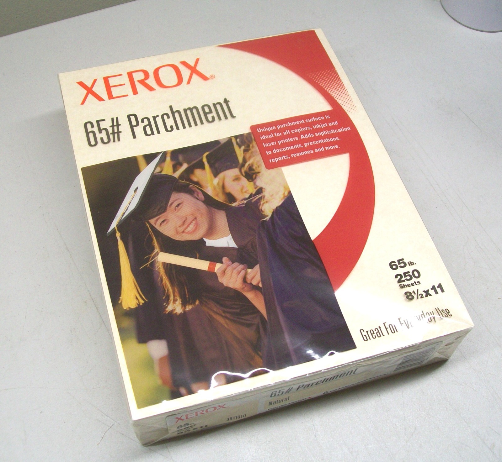 Xerox 65# Parchment Natural Copy Printer Paper 250 Sheets 8 1/2 by 11
