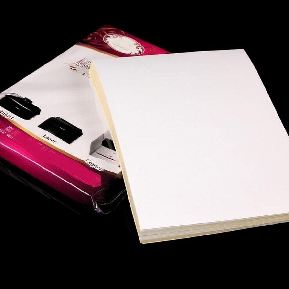 A4 Matte Sticker , 50 Pcs Adhesive Sticker Label for Printer, White Matte, Dr…