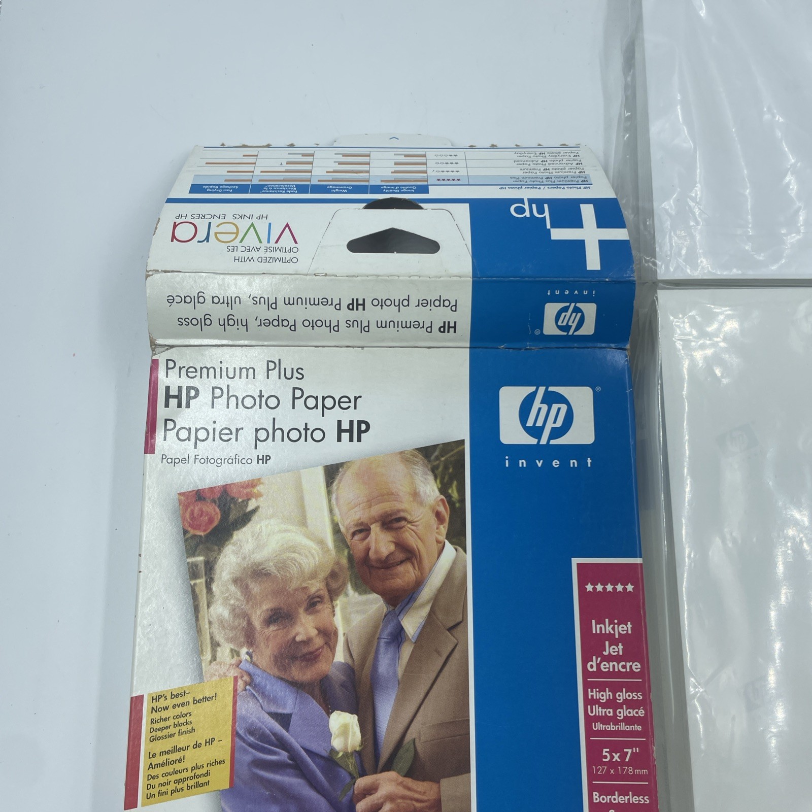 High Gloss Photo Paper HP Premium Plus 54 Sheets 5×7 + 27 Sheets 6×4 – For HP